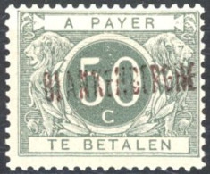 [** SUP] TX9A, 50c Gris - Fraîcheur Postale - Cote: 115€ - Briefmarken