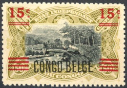 [** SUP] N° 87A, 15c/50c 'Congo Belge' Typo - Fraîcheur Postale - Cote: 210€ - Ungebraucht