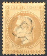 [O SUP] N° 28A, Type I - TB Obl De Boite 'F' - 1863-1870 Napoléon III Lauré