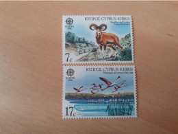 TIMBRES  CHYPRE    ANNEE   1986   N  651  /  652     NEUFS  LUXE** - Nuovi