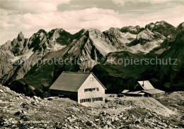 72694142 Mindelheimerhuette Blick Gegen Allgaeuer Hauptkamm Alpenpanorama Mindel - Oberstdorf