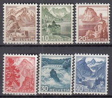 SCHWEIZ  500-505, Postfrisch **, Landschaften 1948 - Unused Stamps