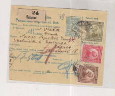 YUGOSLAVIA 1921 VUKOVAR Nice Parcel Card - Cartas & Documentos