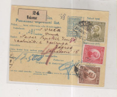 YUGOSLAVIA 1921 VUKOVAR Nice Parcel Card - Brieven En Documenten