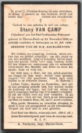 Bidprentje Ekeren-Donk - Van Camp Stany (1928-1940) - Devotion Images