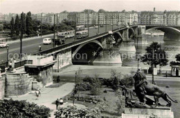 72693971 Budapest Margit Hid Margaretenbruecke LLoewenskulptur Donau Budapest - Hungary