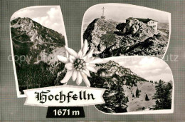 72693968 Hochfelln Ruhpolding Gebirgspanorama Chiemgauer Alpen Gipfelkreuz Bergh - Ruhpolding