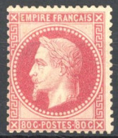 [* SUP] N° 32, 80c Rose - Infime Trace (qausi **). LUXE - Cote: 1950€ - 1863-1870 Napoleon III With Laurels