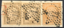 [O SUP] N° 38+56(2x) Sur Fragment - TB Obl étoile '14' - 1870 Beleg Van Parijs