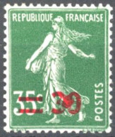 [* SUP] N° 476-cu, 30/35c Vert - 3 Et 0 Relié. Splendide - 1903-60 Sower - Ligned