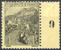 [** SUP] N° 32, 1f+1f Noir/jaune, Bdf Avec Millesime 9 - Fraîcheur Postale - Cote: 615€ - Unused Stamps