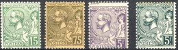 [* SUP] N° 44/47, La Série Complète Avec Légère Trace - Grande Fraîcheur - Cote: 310€ - Unused Stamps