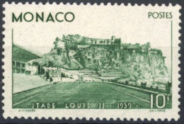 [** SUP] N° 184, 10f Vert, Stade Louis II - Fraîcheur Postale - Cote: 220€ - Unused Stamps