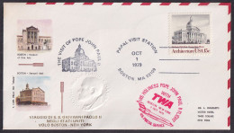 Vatican USA 1979, Pope Paul John II Visit - Boston, Special Cover - Otros & Sin Clasificación