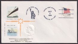 Vatican USA 1979, Pope Paul John II Visit - Brooklyn, Special Cover - Altri & Non Classificati