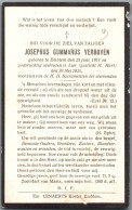 Bidprentje Emblem - Verboven - Josephus Gummarus (1918-1938) - Andachtsbilder