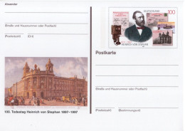 Germany Deutschland 1997 Henrich Von Stephan, Bern, Telephone Phone - Postcards - Mint