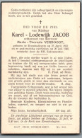 Bidprentje Erembodegem - Jacob Karel Lodewijk (1862-1940) - Devotieprenten