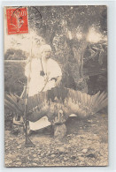SAINT-MAIXENT (79) Scène De Chasse - CARTE PHOTO - Chasseur Costumé En Type Oriental - Carte Envoyée De Saint-Maixent à  - Saint Maixent L'Ecole