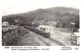 Wales Caernarvonshire - BEDDGELERT Station C 1925 Issued In Commemoration Of Edward Rubie 1916-1976 - Pamlin Prints M320 - Caernarvonshire