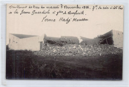 Près De BOUFARIK - Ferme Hadj Moussa Après Le Tremblement De Terre Du 5/11/1924, à Côté De La Ferme Guardiola - CARTE PH - Other & Unclassified