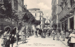 ALGER - L'église Et Le Marché De Bab El Oued - Algerien