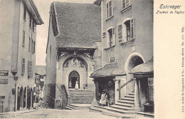 ESTAVAYER (FR) L'entrée De L'église - Ed. H. Guggenheim 4350 - Fribourg