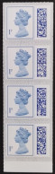 S.G. V4700 ~ STRIP OF 4 X 1p NEW BARCODED DEFINITIVES UNFOLDED & NHM #02218 - Machin-Ausgaben