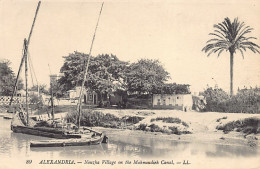 Egypt - ALEXANDRIA - Nuzha Village On The Mahmudiyya Canal - Publ. Levy L.L. 89 - Andere & Zonder Classificatie