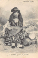 Maroc - Femme Marocaine - Houria Jouant El Kouitra - Absinthe Rivoire Frères - Darbouka - Oud - Ed. N. Boumendil (Taouri - Autres & Non Classés