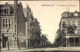 CPA Saint Gilles Sint Gillis Brüssel Brüssel, La Chaussee De Alsemberg - Bruxelles (Città)