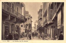 JUDAICA - Maroc - FEZ Fès - La Grande Rue Du Mellah, Quartier Juif - Ed. Braun 109 - Judaika