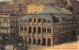 Algérie - ALGER - Théâtre Municipal - Ed. J. Bringau 7 Toilée Couleur - Algerien