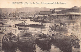 Liban - BEYROUTH - Un Coin Du Port - Débarquement De La Douane - Ed. Inconnu  - Lebanon