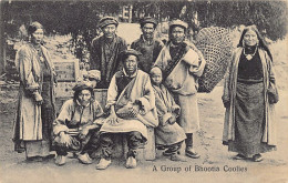 India - A Group Of Bhootia Coolies - Publ. Unknown  - India