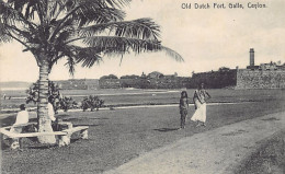 Sri Lanka - GALLE - Old Dutch Fort - Publ. Plâté & Co. 141 - Sri Lanka (Ceilán)