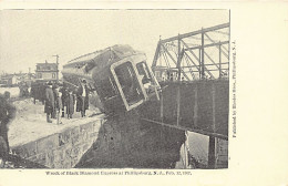 PHILLIPSBURG (NJ) Wreck Of Black Diamond Express Train - Feb. 12, 1907 - Otros & Sin Clasificación