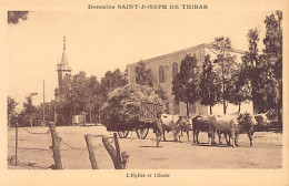 Tunisie - DOMAINE SAINT-JOSEPH DE THIBAR - L'église Et L'école - Ed. Perrin - Tunesien