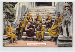 MYANMAR Burma - Burmese Buddhist Priests - Publ. D.A. Ahuja 9 - Myanmar (Burma)