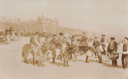 England - WEYMOUTH (Dorset) Donkeys - REAL PHOTO - Weymouth