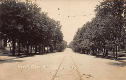 LONDON (OH) North Main Street - REAL PHOTO - Publ. Unknown  - Other & Unclassified