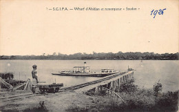 Côte D'Ivoire - ABIDJAN - Wharf Et Remorqueur Soudan De La Soc. Com. & Ind. Des Palmeraies Africaines - Ed. S.C.I.P.A.  - Côte-d'Ivoire