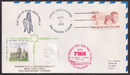 Vatican USA 1979, Pope Paul John II Visit - Des Moines, Special Cover - Autres & Non Classés