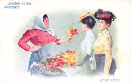 Österreich - Wien - Wiener Typen -Schöne Rosen Kaufen's - Verlag B. K. W. I. 917- 11 - Wien Mitte