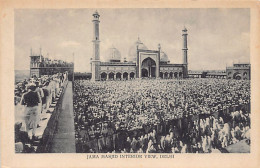 India - DELHI - Jama Masjid Interior View - Mosque - Inde