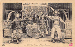 Viet-Nam - SAIGON - Artistes De Théâtre Annamite - Ed. L. Crespin 197 - Viêt-Nam