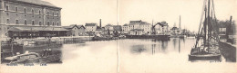 Belgique - BRUXELLES - Carte Panoramique - Canal - Entrepôt - Ed. C. V. C. - Maritiem