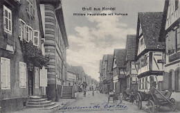 Deutschland - KANDEL - Mittlere Hauptstrasse Mit Rathaus - Kandel