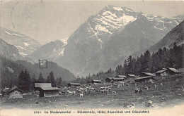 Schweiz - Im Maderanertal (UR) Stössenalp - Hôtel Alpenklub - Düssistock - Verlag Wehrli A.-G. 12016 - Otros & Sin Clasificación