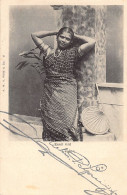 Sri Lanka - Tamil Girl (with Fan) - Publ. A.W.A. Plâté & Co. 41 - Sri Lanka (Ceilán)